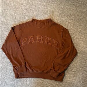 Parke ribbed mock neck